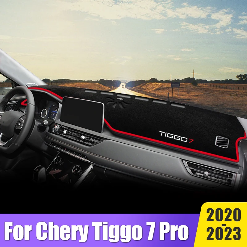 

Dashboard Cover Sun Shade Avoid Light Mat Instrument Panel Carpets For Chery Tiggo 7 Pro 2020 2021 2022 2023 Car Accessories