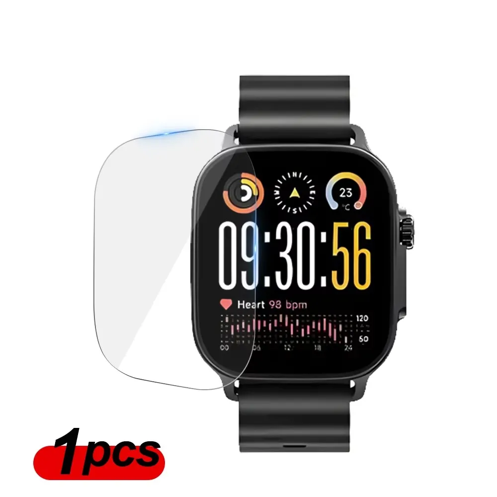 Realme Watch 5용 강화 유리 프리미엄 스크린 프로텍터 Realme Watch 5 액세서리용 내구성 있는 HD 긁힘 방지 필름