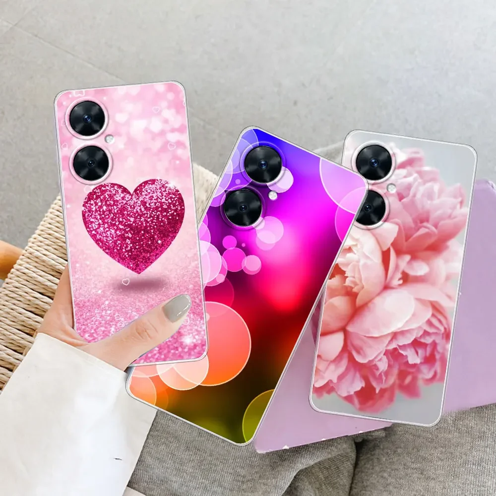 Transparent Silicone Phone Case with Bumper Protection