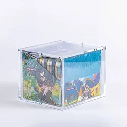 Acrylic Display Case with UV Resistance and Magnetic Lid (10 Mini Tin)