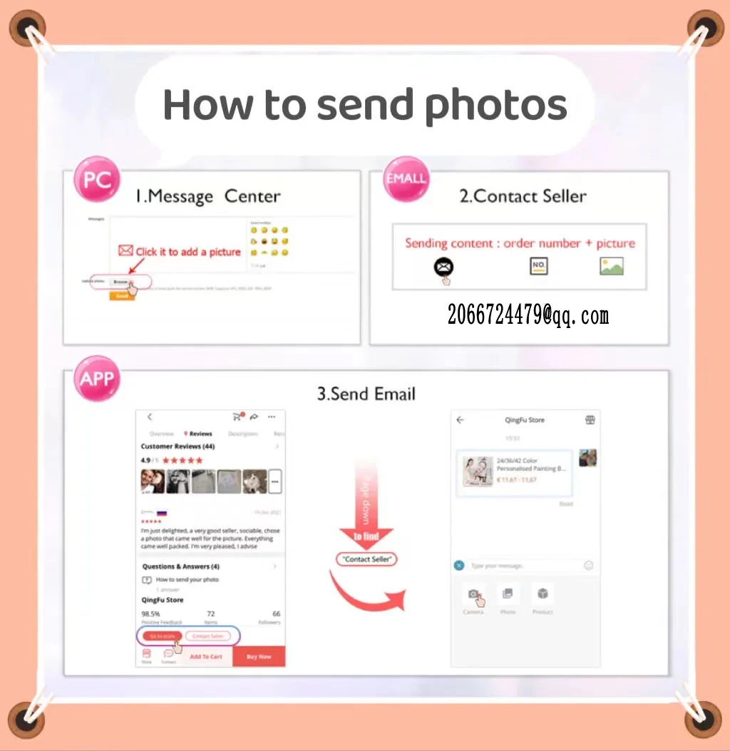 iPersonalized Photo Painting By Numbers Kit 6