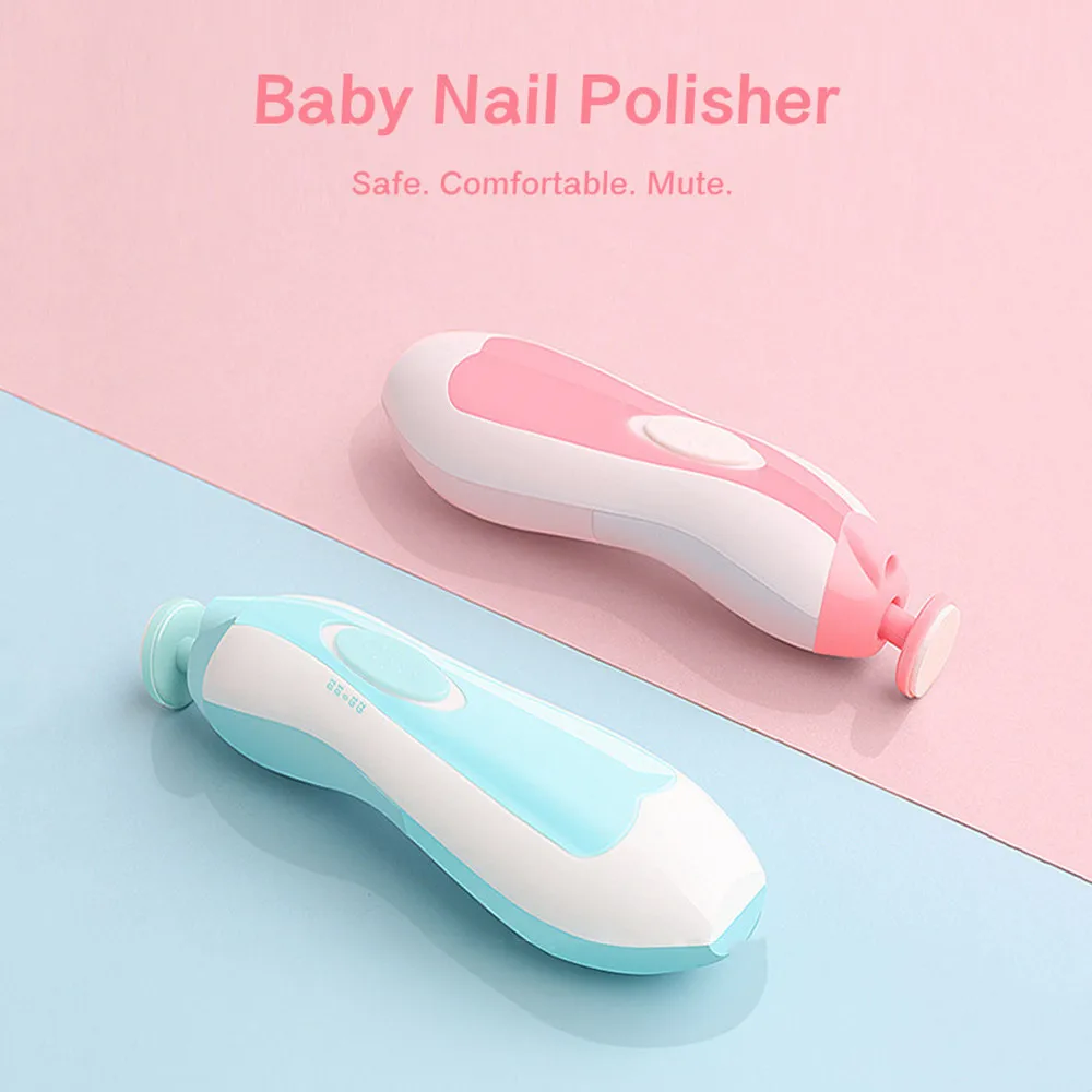 

Electric Baby Nail Polisher Nail File Clippers Toes Fingernail Cutter Trimmer Manicure Tool Manicure Pedicure Care Tool For Kids