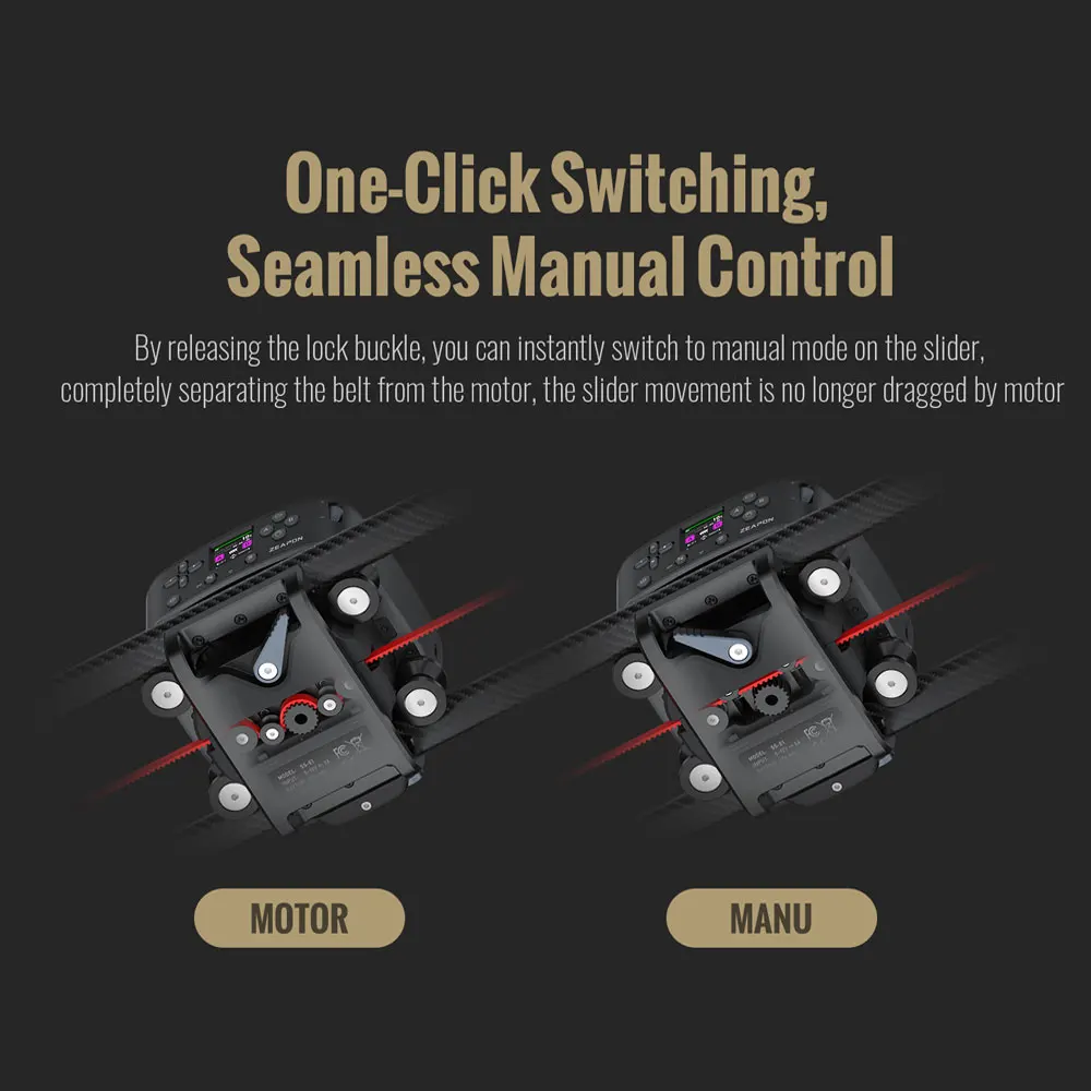 AXIS Multi-axis Motorized Camera Slider 80Pro 100Pro 120Pro Carbon Fiber Electric Track LCD Screen 360&deg; Photography