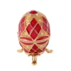 QIFU New Arrive Red Faberge Egg Home Decoration Trinket Boxes 1