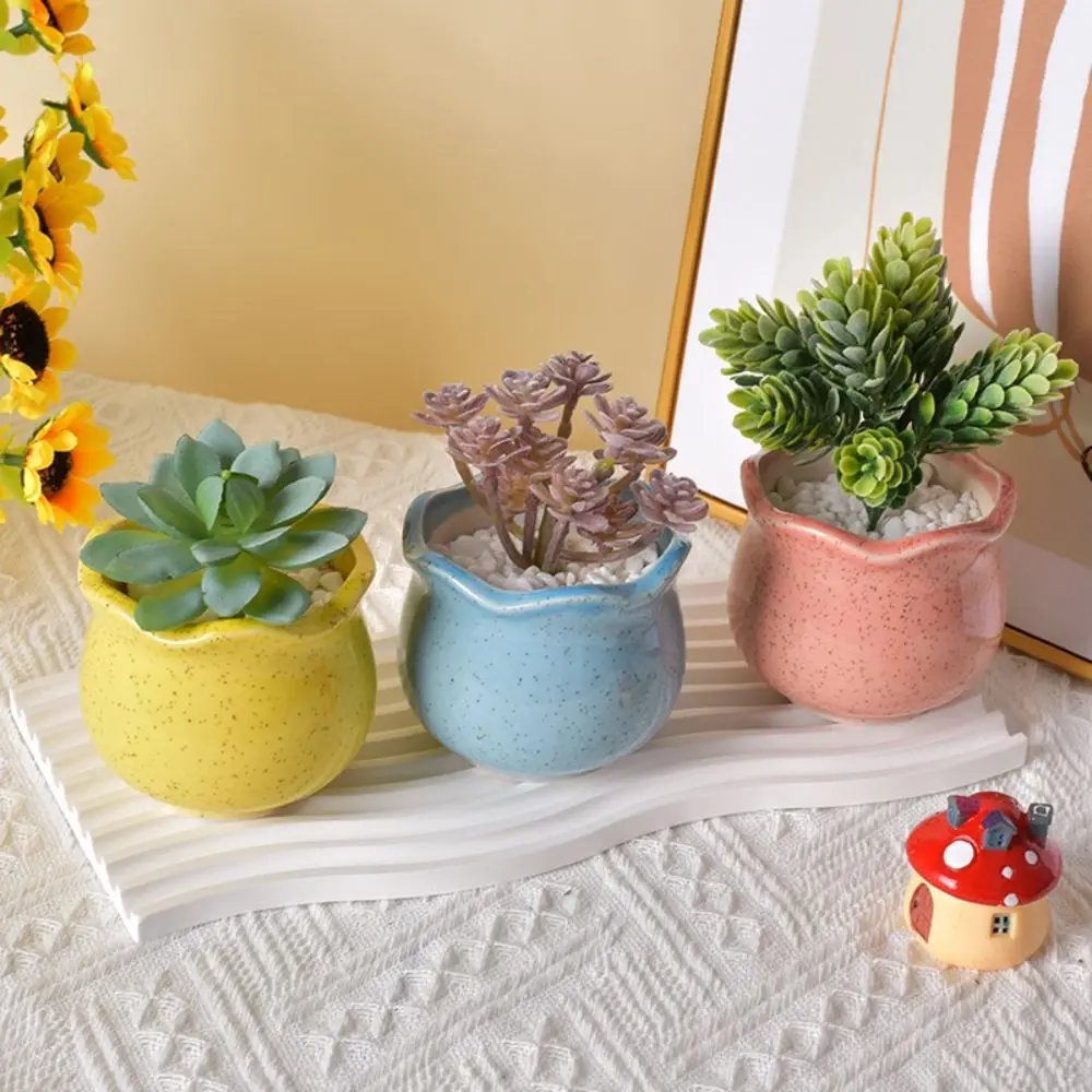 1 mini pianta artificiale in vaso, succulenta artificiale, decorazione