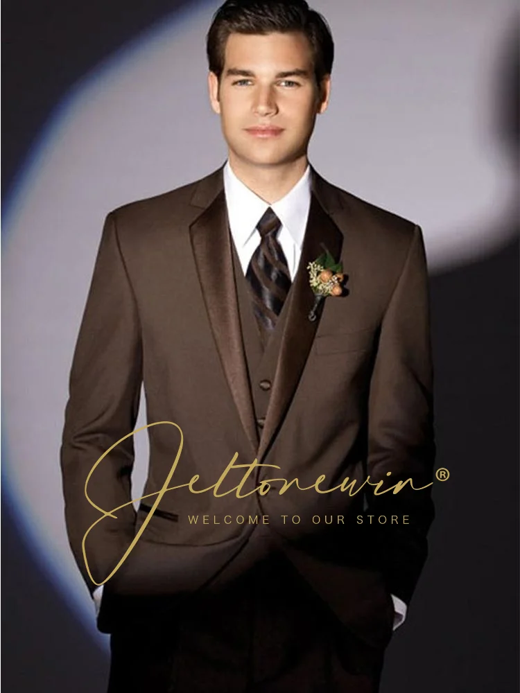 

Men's Fashion Trend Groom Tuxedo Slim Fit Party Dress Business Casual Suit Jacket Banquet Single Blazers Coat Men Suits For Men