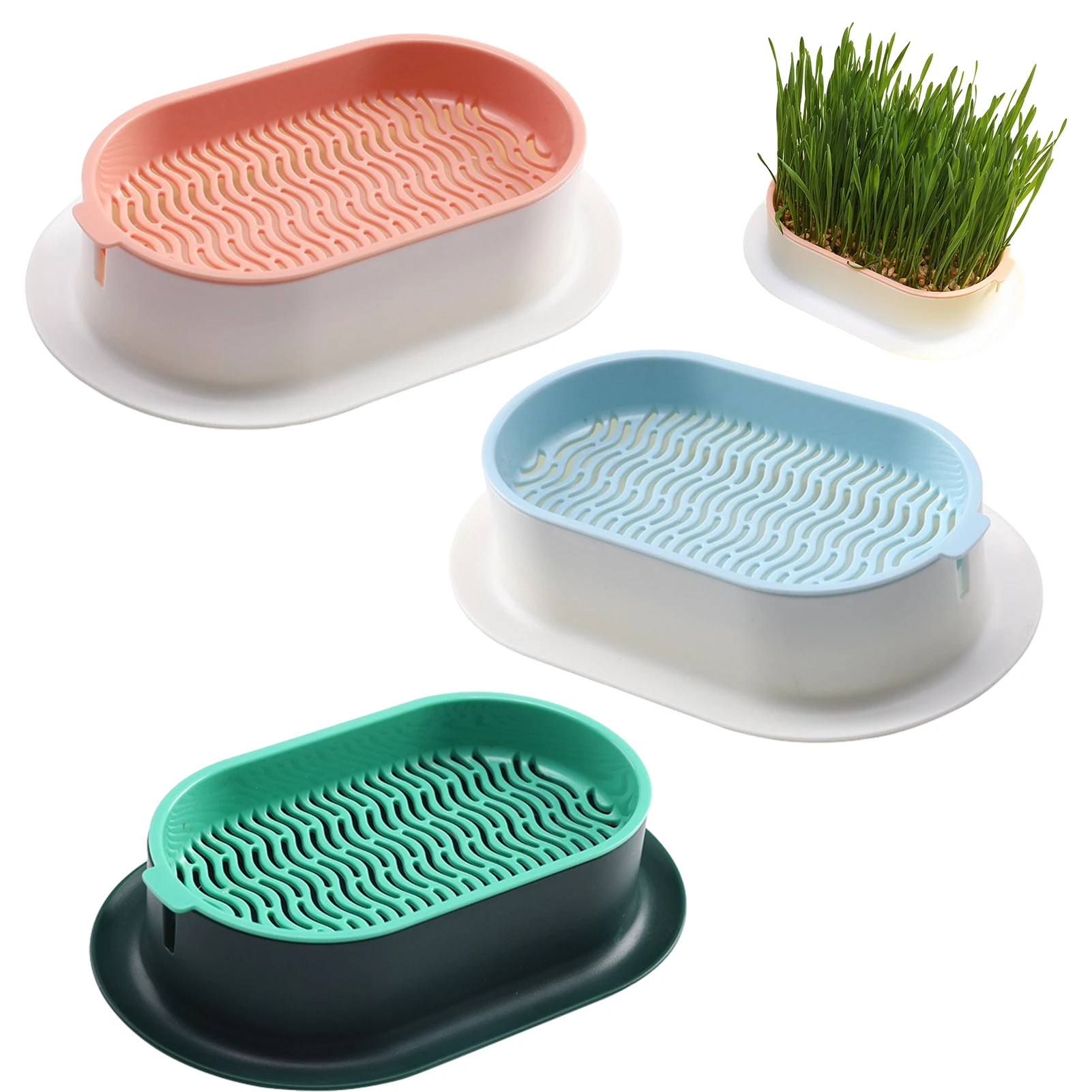 Jardinière Hydroponique D'herbe À Chat, 1 Pièce, Kit De Culture D