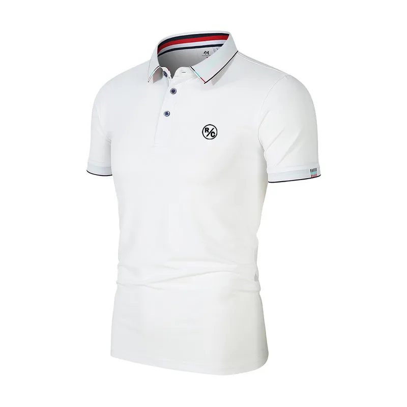 

캠핑용품2024 New Spring/Summer Golf Clothing Men's Golf Clothing Top Quality Loose Men's Golf Short sleeved T-shirt with Polo Col 텐트