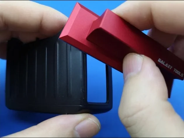 T05K Aluminum alloy Model Polishing Tool With Back Glue Sandpaper