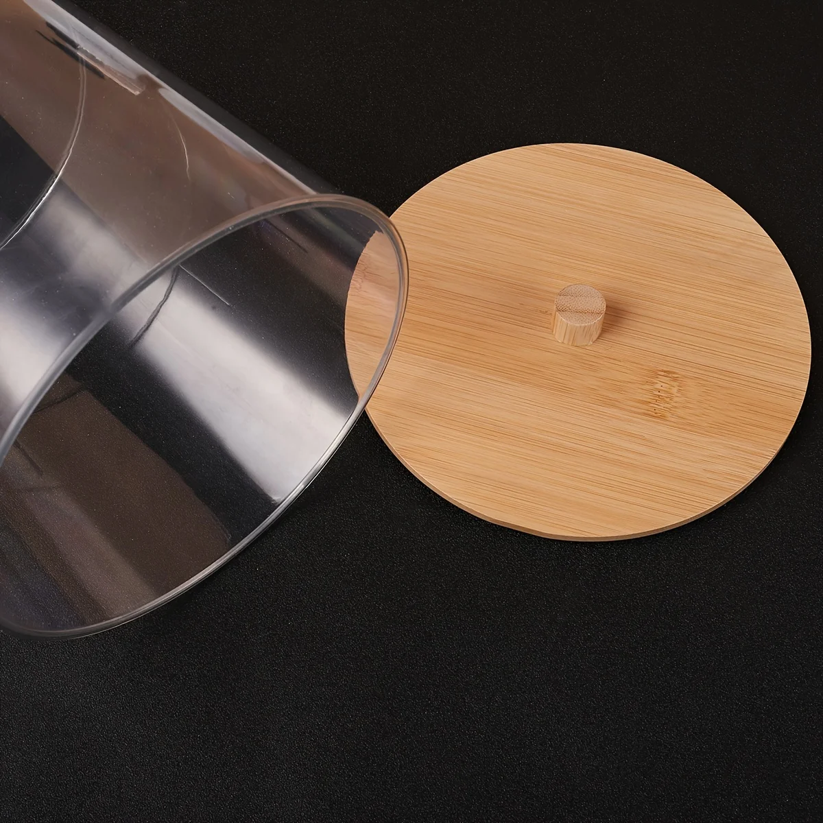1pcs/2pcs Large Clear Laundry Container for Organizing, Plastic Laundry Dispenser Jars with 3 Bamboo Lids and 3 Labels 5