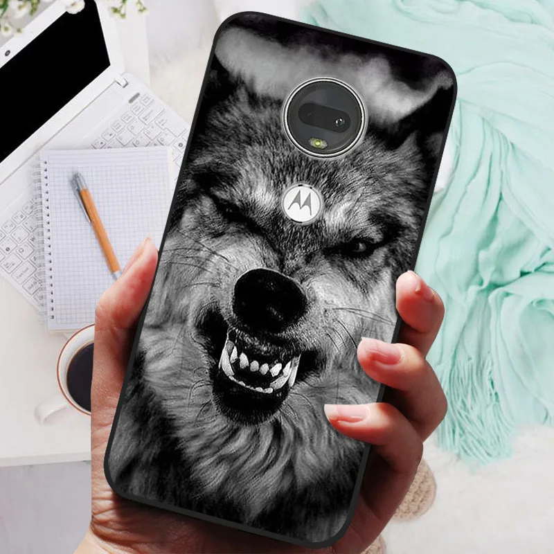 Stylish Soft TPU Protective Case - Fashionable Painted Cover for Motorola Moto G7 Series