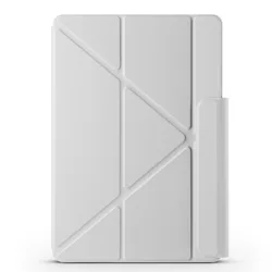 Ultra Thin Multi-Folding Magnetic Tablet Cover for OPPO Pad4 Pro 13.2 (Gray)