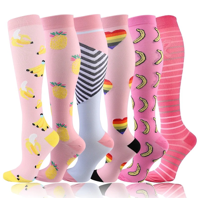 

Compression Socks 20-30mmhg High Stockings Men Women Sports Socks For Marathon Cycling Football Varicose Veins Pregnancy Nursing