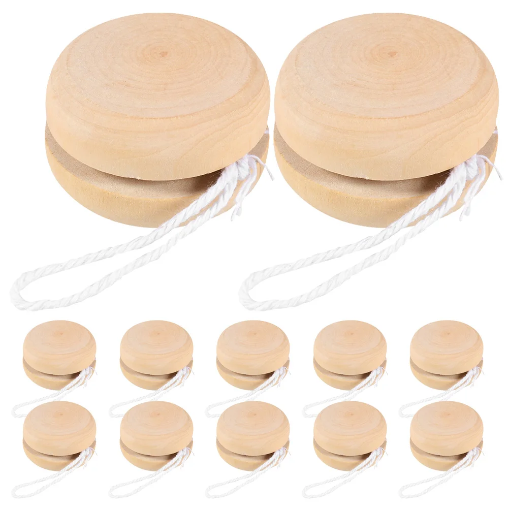 

Yoyo Ball Painting Yo-Yo Balls DIY Graffiti Toys Kids Wooden Playthings Children Children’s