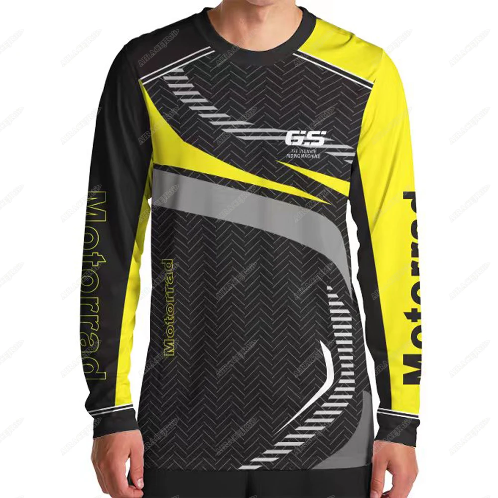 T Shirts Downhill Jerseys Racing Sportswear Summer For BMW R1250 G310 F750 F850 GS Long T-shirt Motorrad Motorcycle Motorsport ADVENTURE Riding Quick Dry Jersey