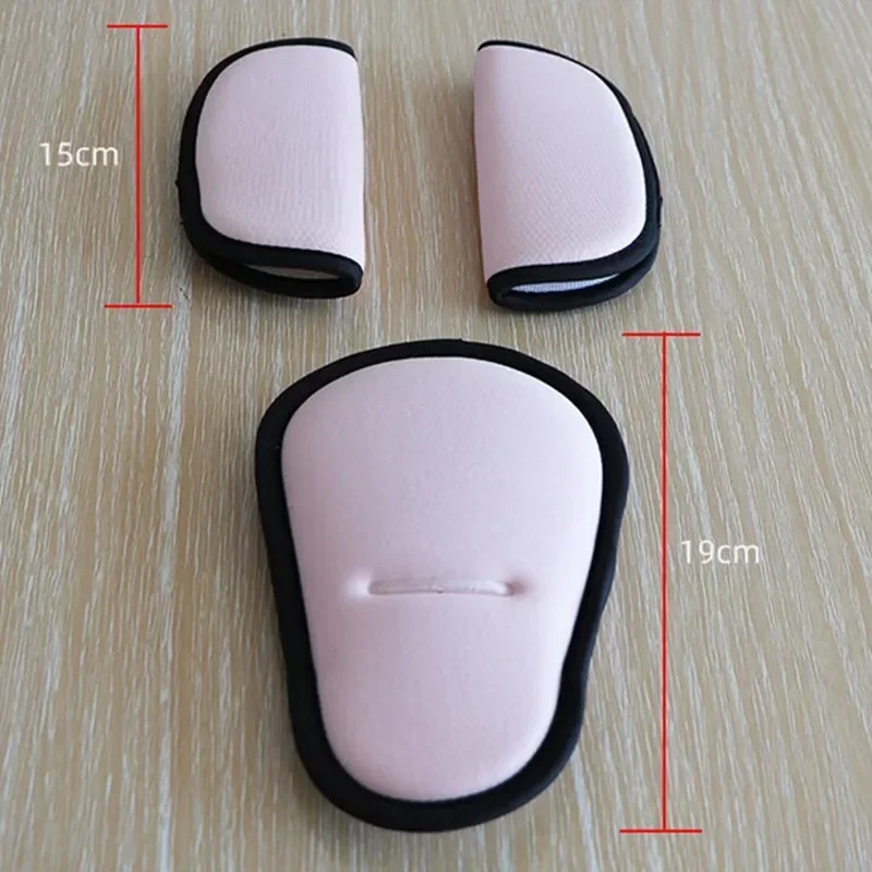 3pcs Stroller Belt Strap Covers Soft Shoulder Pads Crotch Pad For Baby Car Seat Infant High Chair Harness Stroller Accessories stroller hooks stroller seat cushion stroller coffee holder stroller mosquito net stroller sun shade stroller handlebar cover anti drop hanger belt stroller foot cover baby stroller connector baby stroller bearings