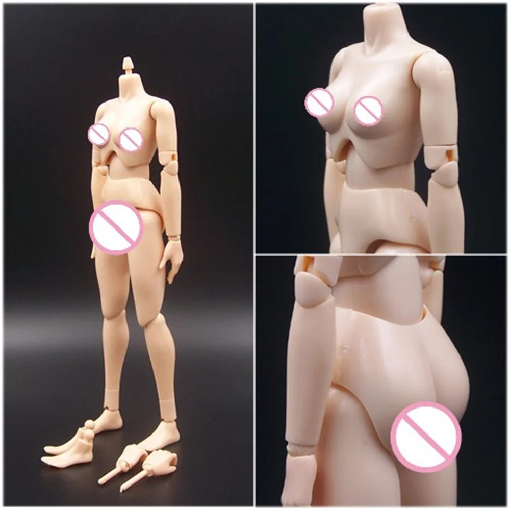 

Female Body1/6 Scale BF02 Pale Model Medium Breast Bust Flexible Figure Soldier Movable Art Doll Toy Fit KUMIK Head Toys