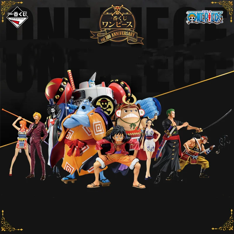 

Bandai Genuine Ichiban Kuji One Piece Vol100 Anniversary Last Reward Yamato FRANKY Luffy Nami Robin Zoro Usopp Sanji Jinbe Model