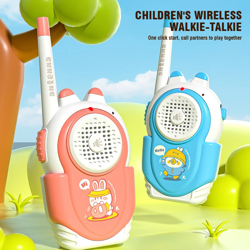 Walkie-Talkies Electronic Toy Intercom Machine Parent-Child Walkie Talkie Wireless Pager Outdoor Children's Toys for Kid Gift 2
