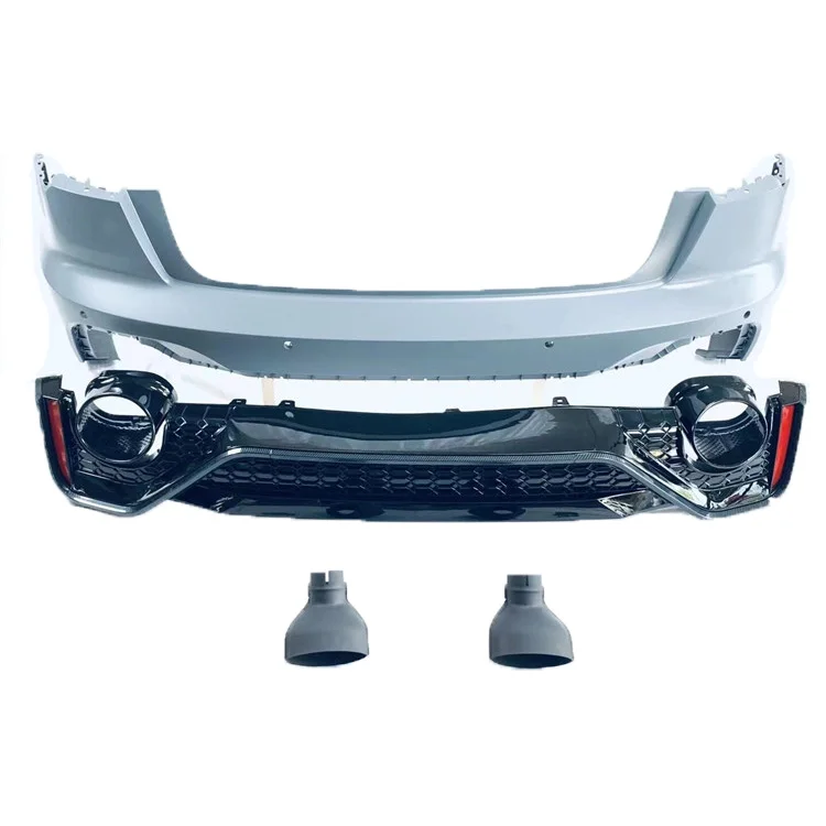 

Factory Latest Upgrade A6 C8 Car Body Kit Diffuser RS6 Rear Bumper with Rear Lip Tail Throat for A6 C8 2019-2023
