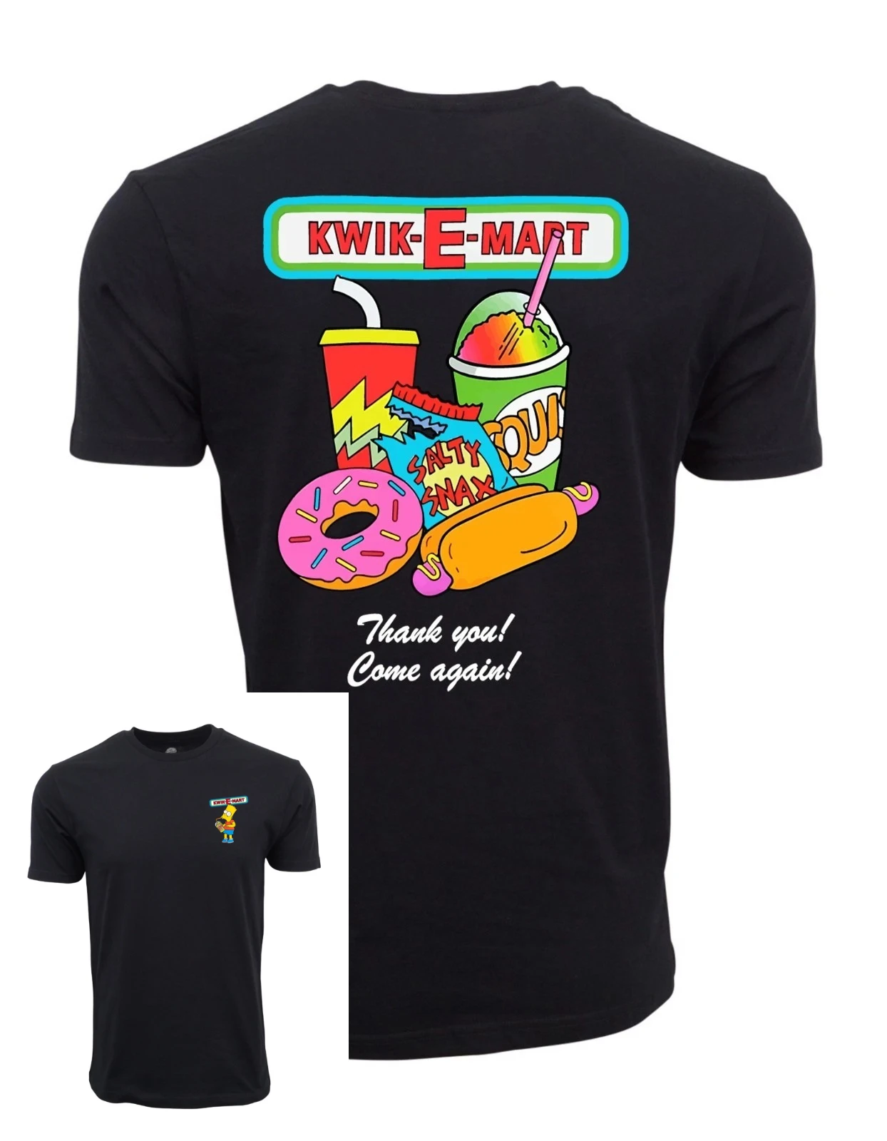 The Simpsons Kwik E Mart Grafik-T-Shirt, lustiges Herren-T-Shirt, großes S-4XL-T-Shirt, Weihnachtsmann-T-Shirt, lustiges Grafik-T-Shirt, Retro