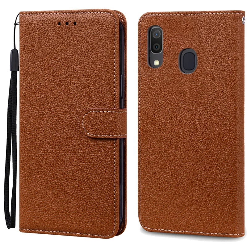 Leather Wallet Flip Case for Samsung Galaxy A40 - Stylish and Protective Cover