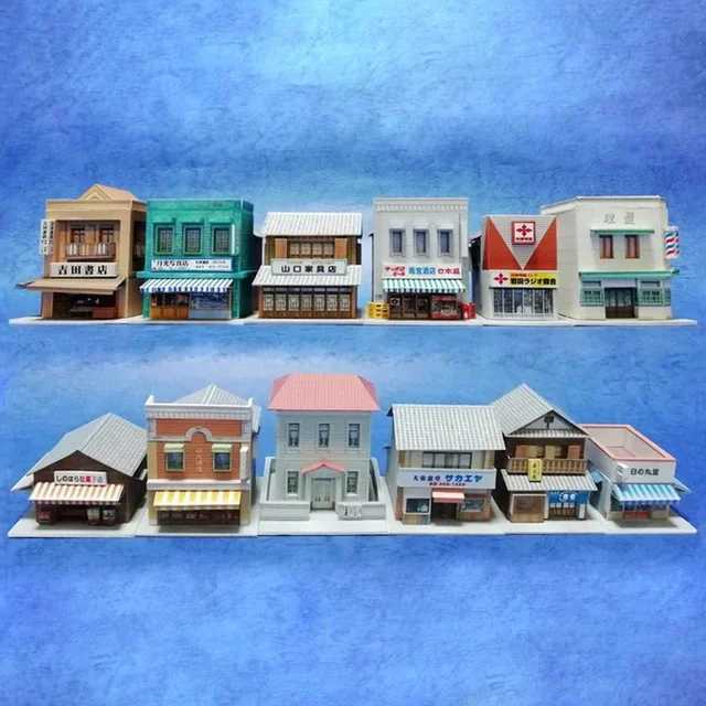 1-150-n-scale-japanese-building-diorama-3d-paper-model-scene-diy-handmade-ornaments-12-showa-huts-aliexpress