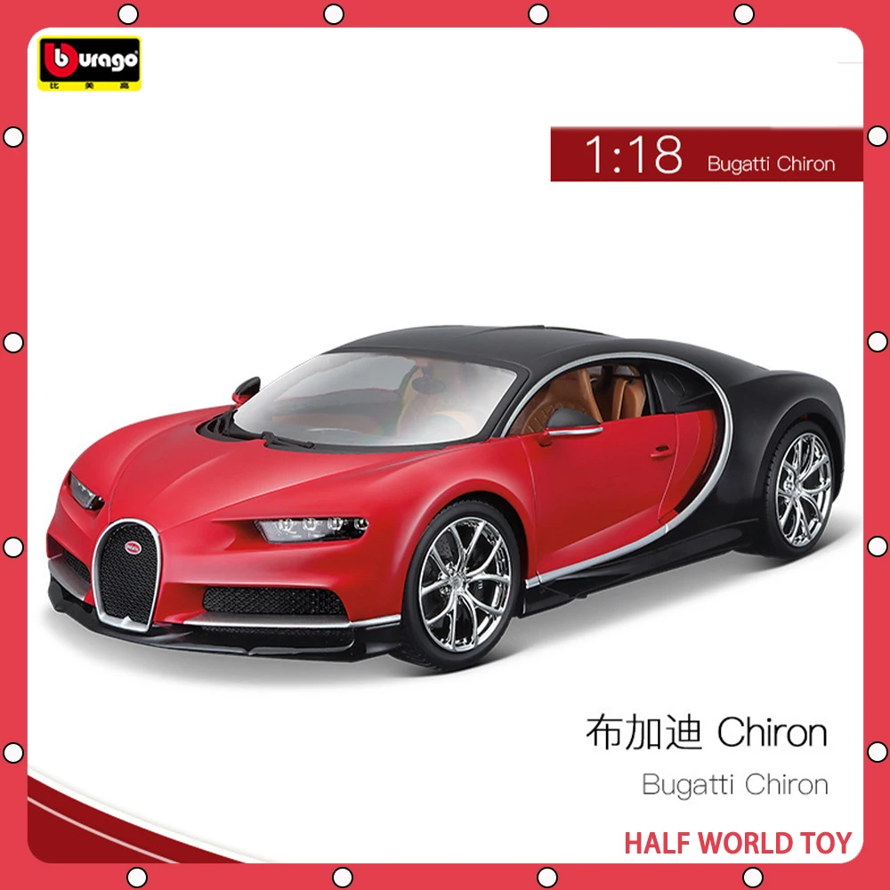 Bburago 1:18 Bugatti Chiron Divo Chiron Sport Car Diecast Model Sports Car Edition Lega Luxury Vehicle Toy Collection Regalo Per Bambini