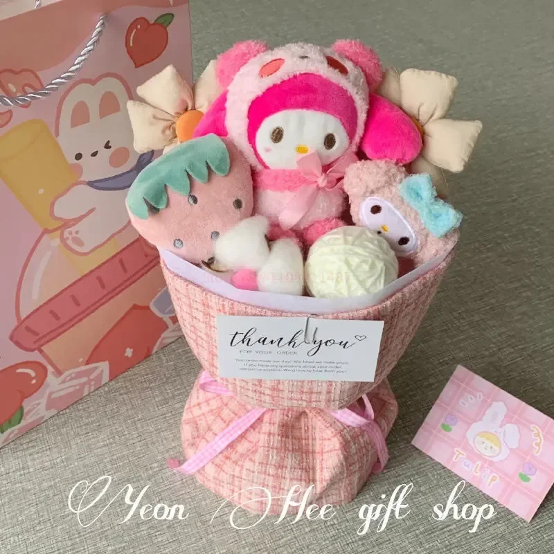 Hello Kitty Stuffed Plush Toy Doll 6