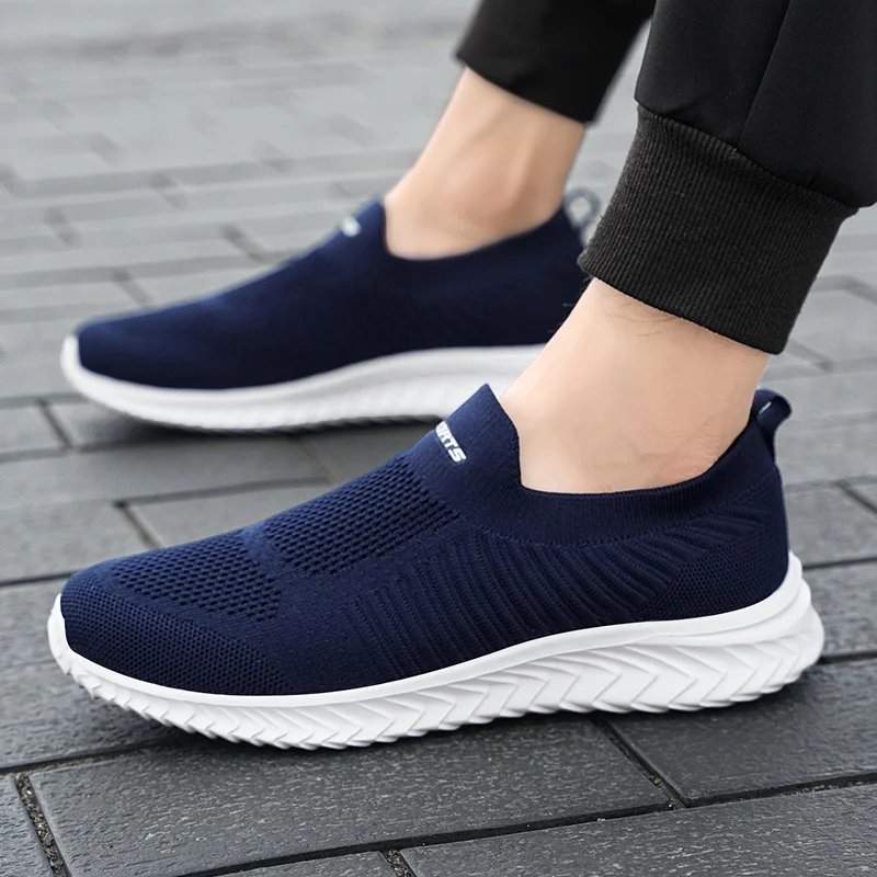 Men Shoes Lightweight Sneakers Men Fashion Running Shoes Breathable Slip On Wear-resistant Men Sneakers Zapatillas Hombre Best Sellers In Shoes
