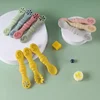 3PCS Cute Baby Learning Spoons Utensils Set Food Grade Silicone Sticky Spoon Children Cutlery Training Spoon Feeding Tableware 1