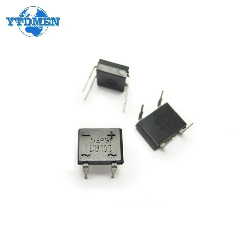 DB207 DB107 Bridge Rectifier 10/20PCS DIP4 1000V 2A 1A Power Diode Rectifiers Electronic Components IC Kit with Box diode bridge rectifier,rectifier diodes,electrical rectifier diodes,electrical diodes