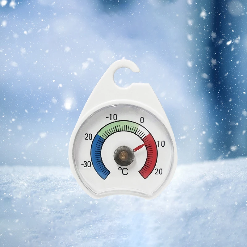 

Kitchen Refrigerator Freezer Thermometer Fridge Refrigeration Temperature Gauge Home Dial Type
