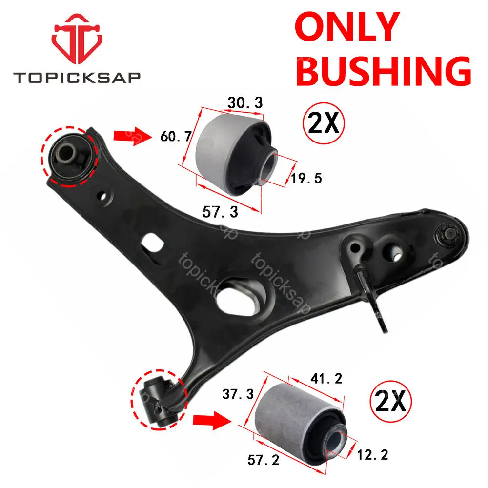 TOPICKSAP Front Lower Control Arm Bushings 4PCS for Subaru Forester CXV
