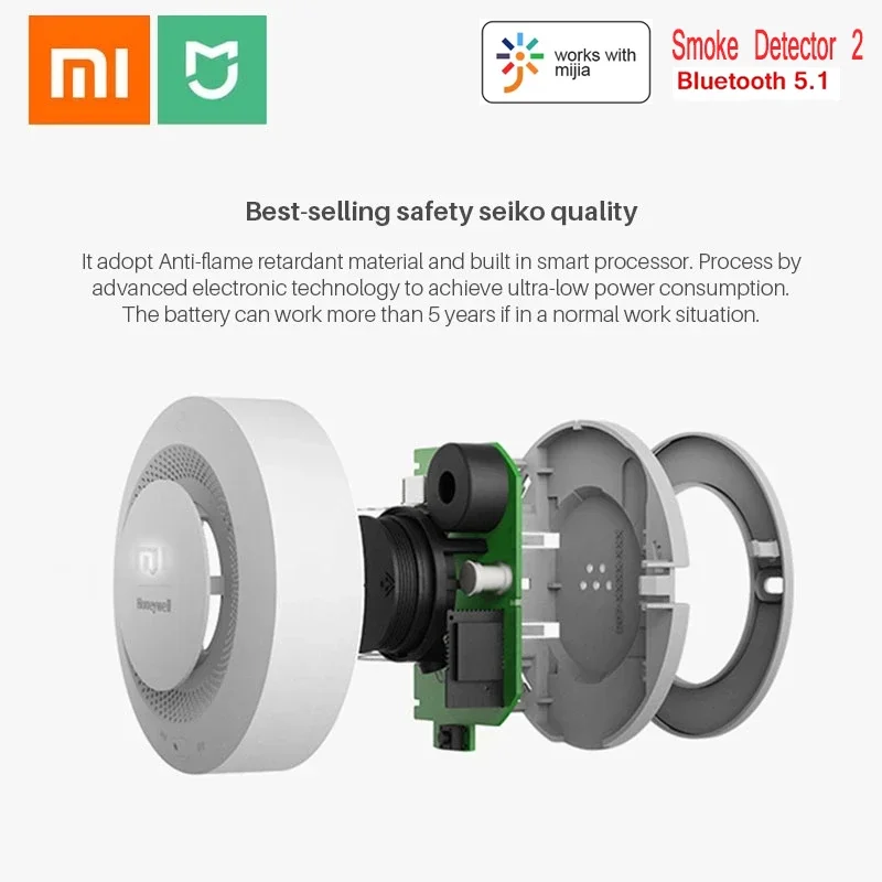 Рисунок 3 - датчик дыма xiaomi Детектор дыма Xiaomi Mijia