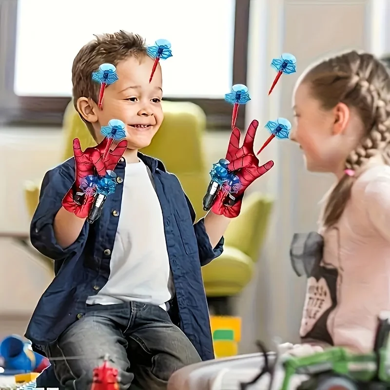 قاذف خيوط سبايدرمان المطور - طقم القفازات المزدوج...