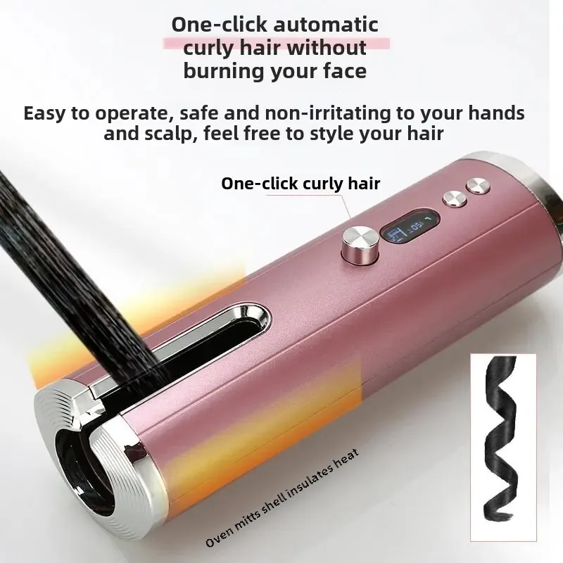 Portable Multi-Purpose Automatic Curling Iron Smart Wireless USB Charging Hair Tool Faster Hair Drying Faster Styling