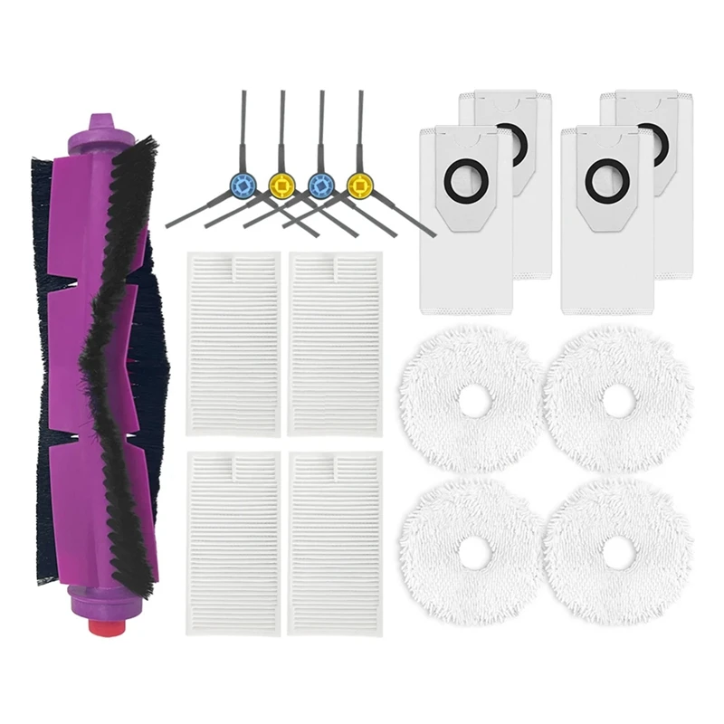 

Запчасти для робота-пылесоса Midea V12, основная боковая щетка, фильтр НЕРА, насадка на швабру, мешок для пыли, запасные части, аксессуары