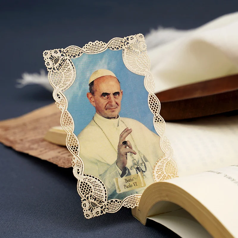 Papa Francesco Paper Bookmark Christ Religious Figures Icons Articulos Religiosos Catolico Church Gift