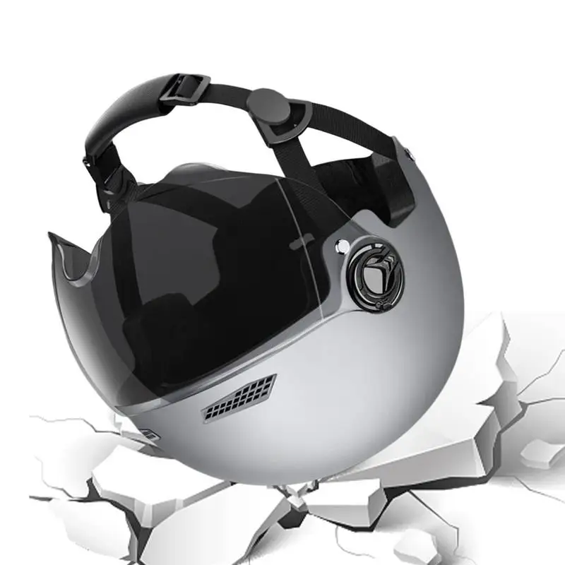 

Bicycle Helmets For Men Women Adjustable Rainproof Open Face Helmet For Scooter Absorbing Safety Vintage Half Face Helmets
