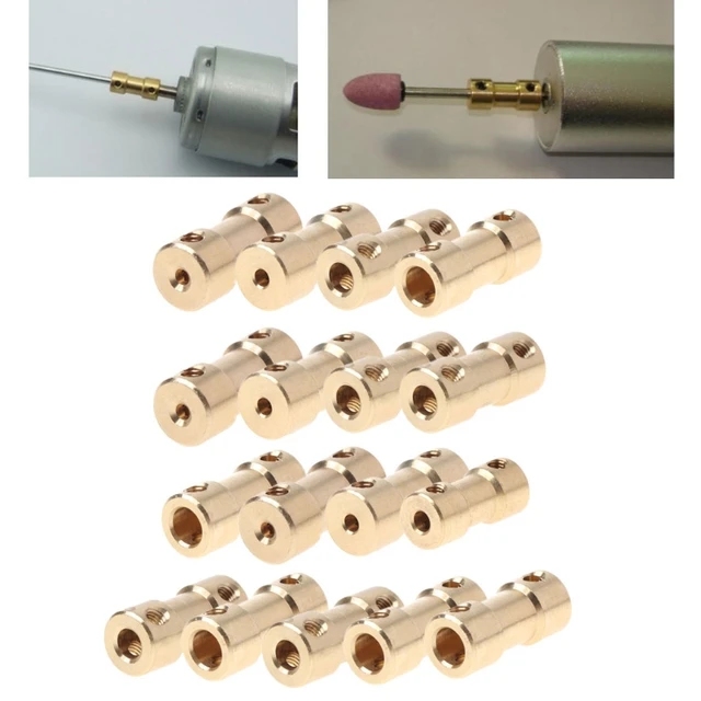 Attacco Rigido Per Albero Da 5mm A 6mm - In Rame, L22xD14, Con Viti Per Motori E Macchine CNC - Foto 6