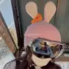 Ski Helmet Cover Funny Single Board Double Board Warm Ski Helmet Cover Personality Cover Unicorn Rabbit Ear Giraffe Lovely Goat 6