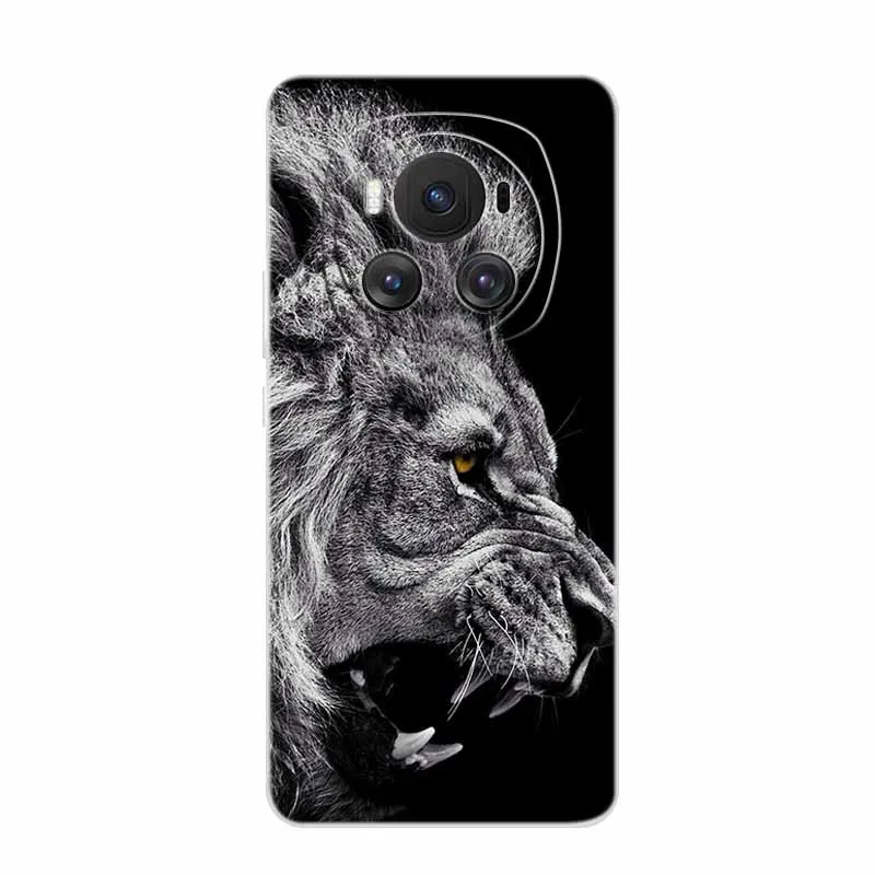 Fashionable Clear Animal Design Silicone Phone Case - Soft TPU Back Cover