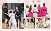 10 Pcs Women Bride Kimono Robe Embroidered Getting Ready Satin Bridesmaid Robes for Wedding Party Bridal Shower - Image 4