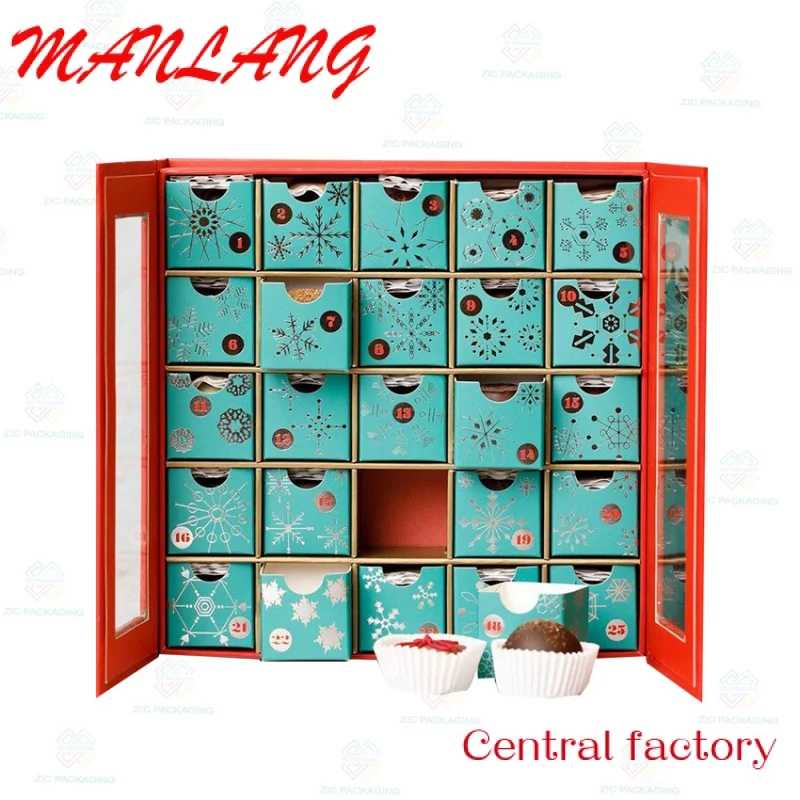 Custom Hot Selling Printing Cardboard Display Chocolate Truffle Advent  Calendar Carton Packaging Box Gift Box - AliExpress