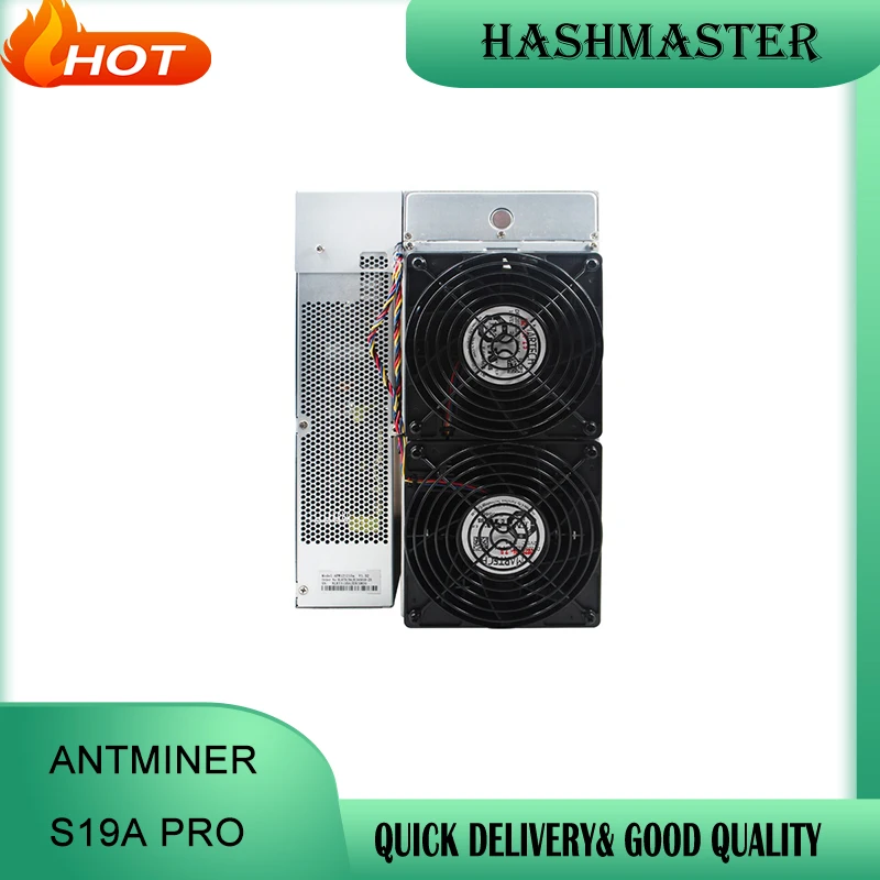 

Bitmain S19a pro 110th/s для биткойнов, асик-Майнер Bitmain Antminer S19A Pro с блоком питания 3250 Вт