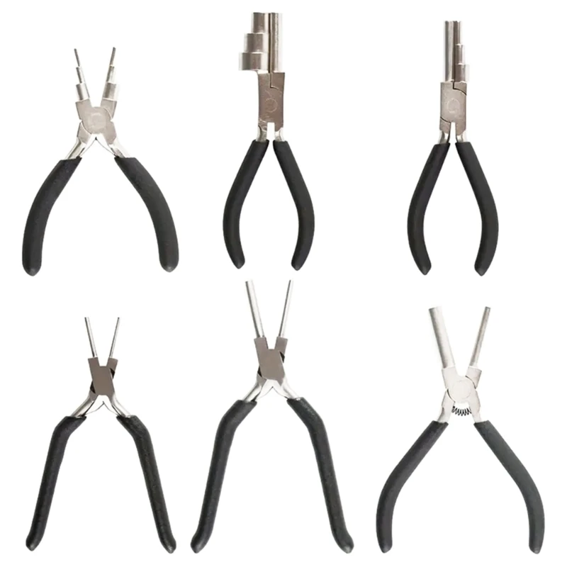 

Jewelry Pliers Set Round Tip Pliers Handy Round Jawed Jewelry Pliers for Designers and DIY Enthusiasts Drop Shipping