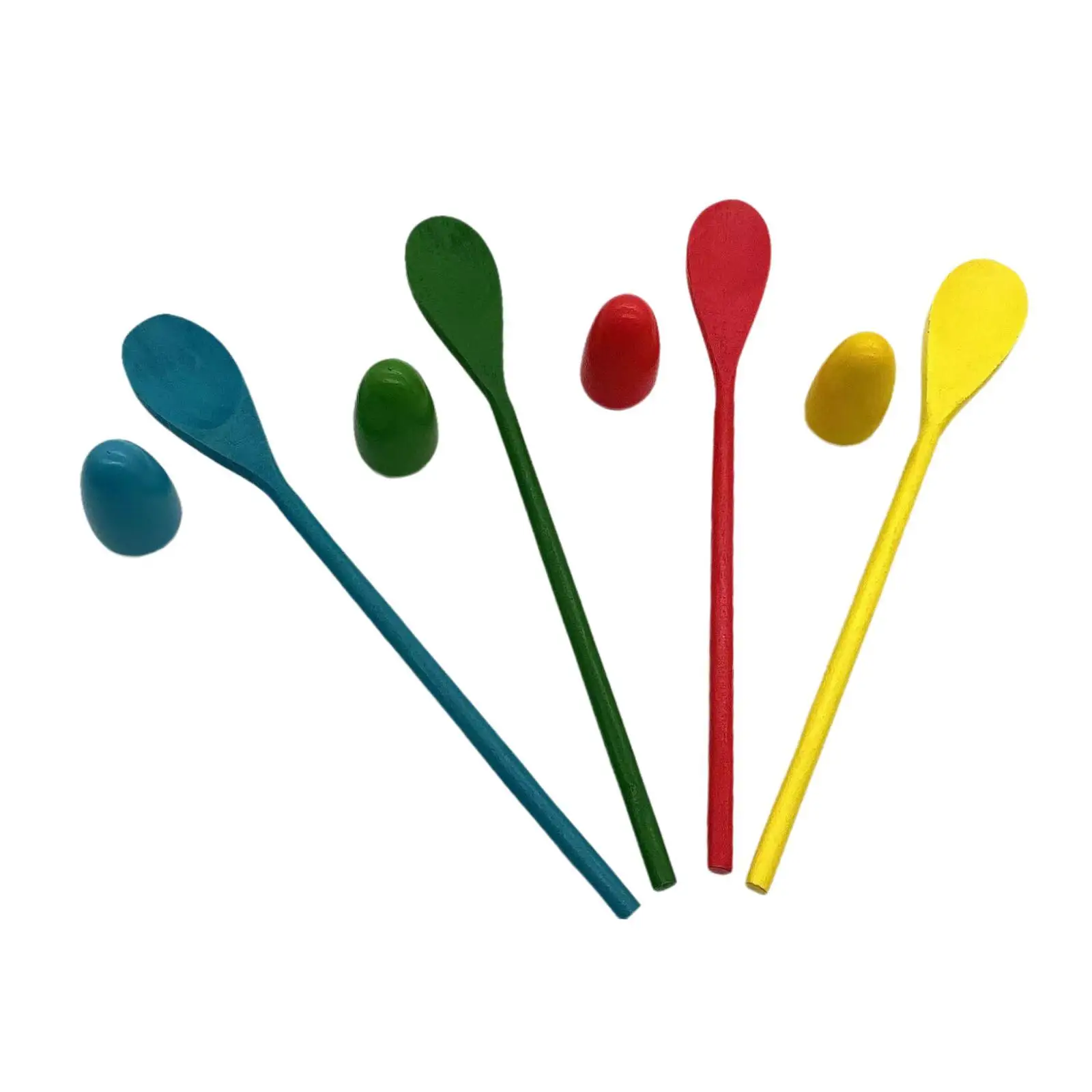 Egg and Spoon Race Game Set Party Favors Toys Educational Toy Garden Outdoor