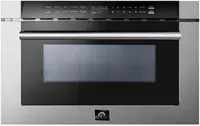 24" Inch. Microwave Drawer Oven with Touch Open Door - 1.2 Cubic Feet Electric Oven Capacity - Stainless Steel Child Safety Lock 1