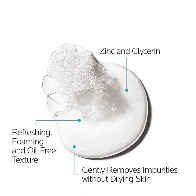 Facial Cleanser Original Effaclar Oil Control Acne Gel Cleanser Gentle Cleansing Purifying Facial Skin Care 200ml